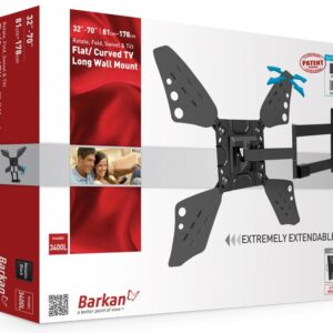 ﻿Suport TV de perete, Barkan 3400LW.W, Fix, 40"- 70", VESA