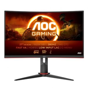 Monitor AOC 27" C27G2Z3/BK, Curvature: 1500R, Diagonal (inch): 27, Diagonal