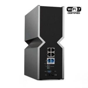 TP-LINK Router wireless TRi-Band Archer BE800, Otel inoxidabil, BE19000, Viteze