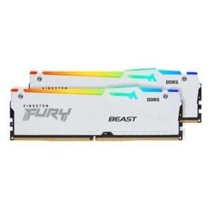 Memorie RAM Kingston FURY Beast RGB White 32GB DDR5 6000MHz