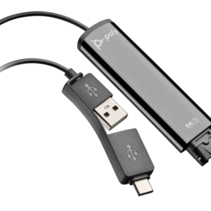 Poly DA75 USB to QD Black Adapter TAA