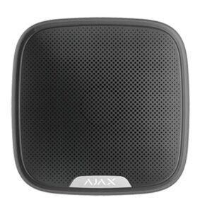 Sirena de exterior, wireless, negru – AJAX; Presiune acustica: 85