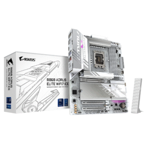 Placa de bază Gigabyte B860 AORUS ELITE WIFI7 ICE LGA1851