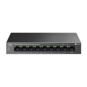 "9-Port 10/100 Mbps Desktop Switch with 8-Port PoE+ PORT: 8×