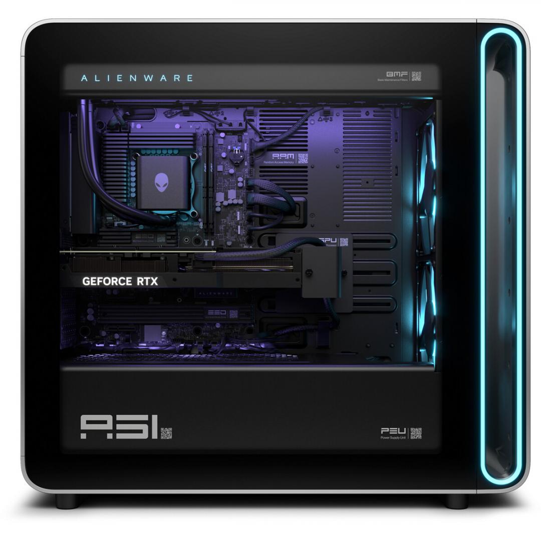 Dell Gaming Desktop Alienware Area-51 AAT2250, Intel U7-265K, 64GB Ram, - imagine 5