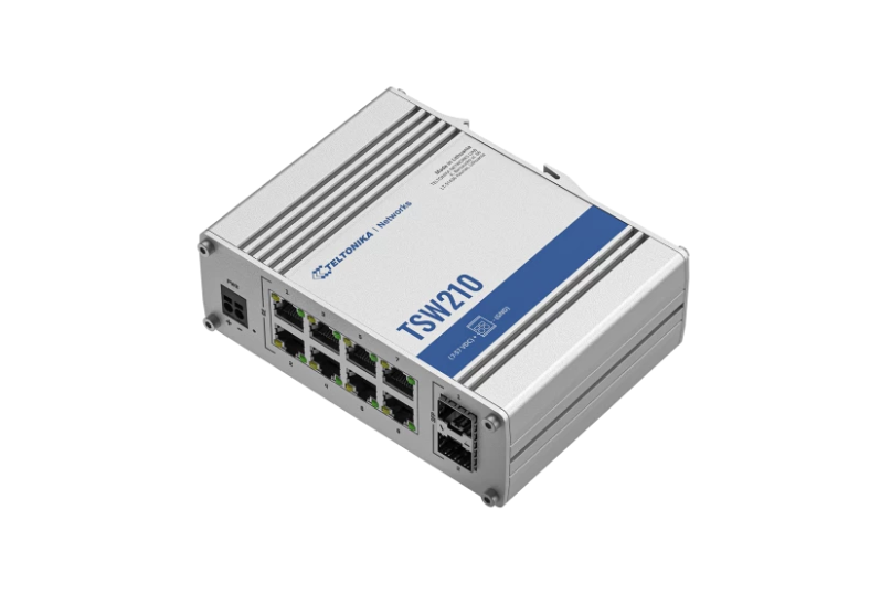 TELTONIKA INDUSTRIAL 8PORT UNMANAGED SWITCH TSW210, Interfata: 8 x ETH - imagine 4