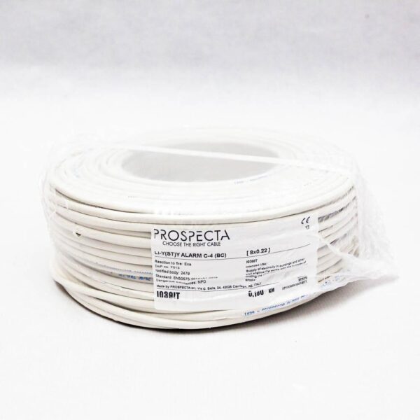 Cablu alarma 8 x 0.22 premium, cupru 100%, cod: I039IT,