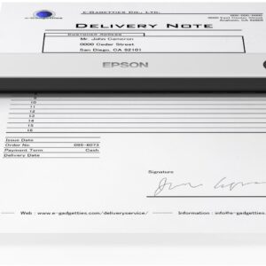 Scanner Epson DS-70 portabil, dimensiune A4, tip sheetfed, viteza scanare: