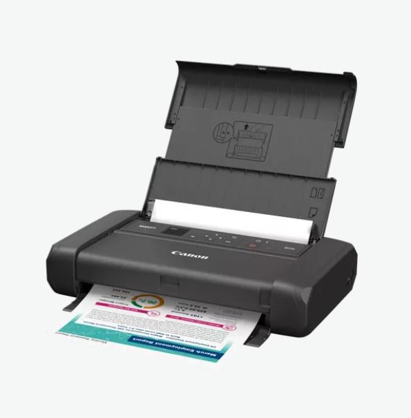 Imprimanta inkjet color portabila Canon BX110 cu acumulator, culoare: negru, - imagine 5