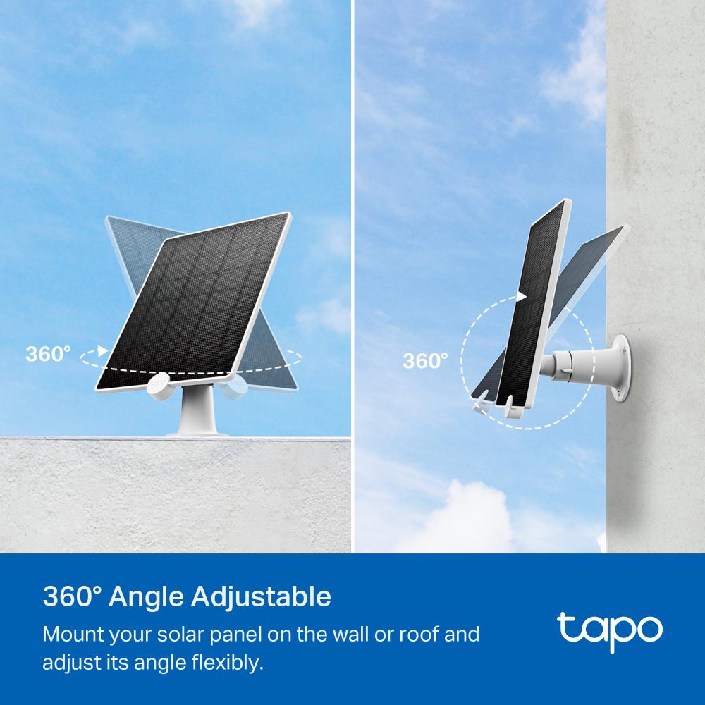 TP-LINK PANOU SOLAR PENTRU CAMERE TAPO TAPO A200, Captează energie - imagine 4