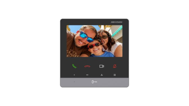 Post interior videointerfon IP Hikvision DS-KH6100-E1, 4.3-inch colorful non-touch screen,