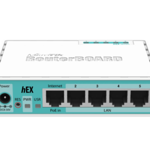 MIKROTIK 5-PORT GIGABIT ETHERNET ROUTER, RB750GR3, 5*10/100/1000Ethernet ports, CPU nominal