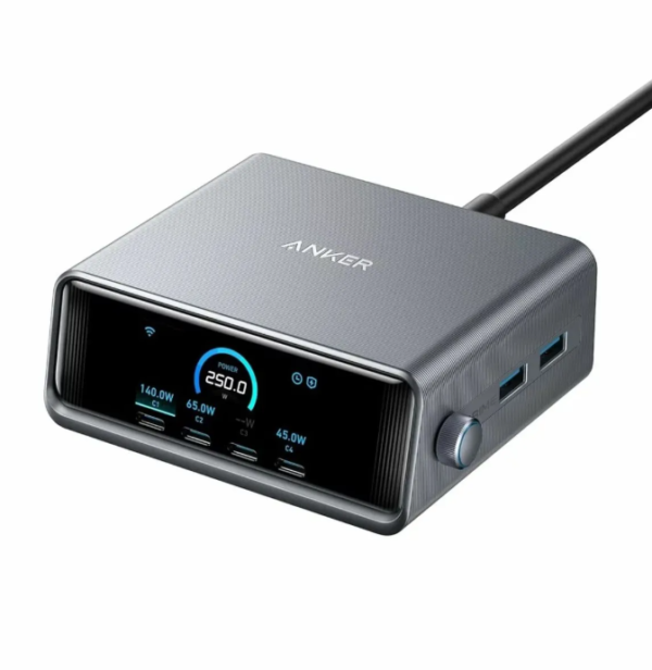 Incarcator si statie incarcare Anker Prime 250W, Ultra-Fast 6-Port, 2x