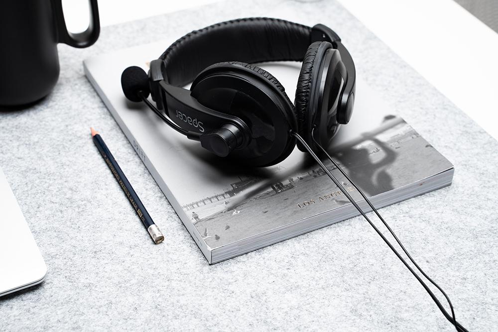 Casti cu micr. Spacer, cu fir, multimedia, 2x Jack 3.mm, - imagine 4