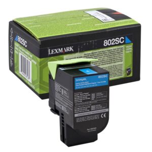 Toner Lexmark 80C2SC0, cyan, 2 k, CX310dn , CX310n ,