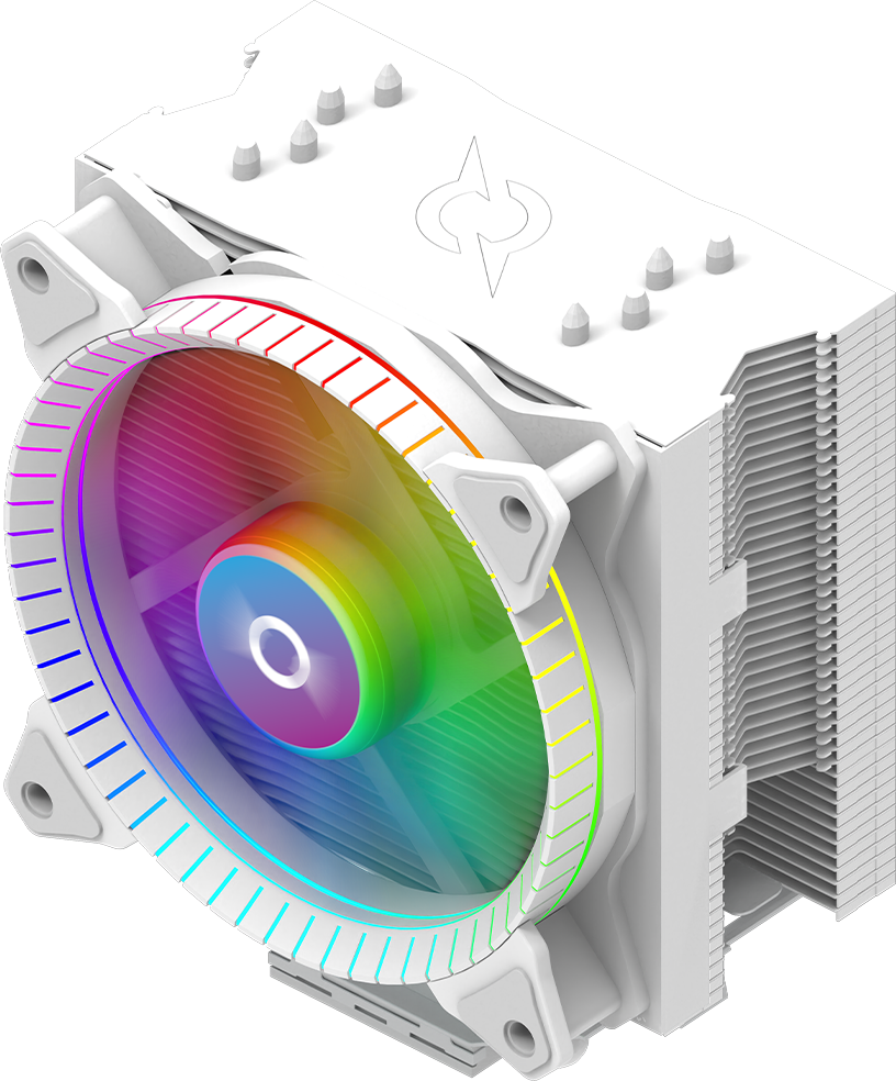 Cooler Procesor AQYRIS URANUS LS ARGB ALB - imagine 10