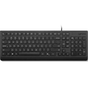 Tastatura Lenovo Essential Wired; Black; US English 103P; Greutate: 0.57