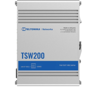 TELTONIKA INDUSTRIAL 8Port Unmanaged POE TSW200, Interfata: 8 x ETH