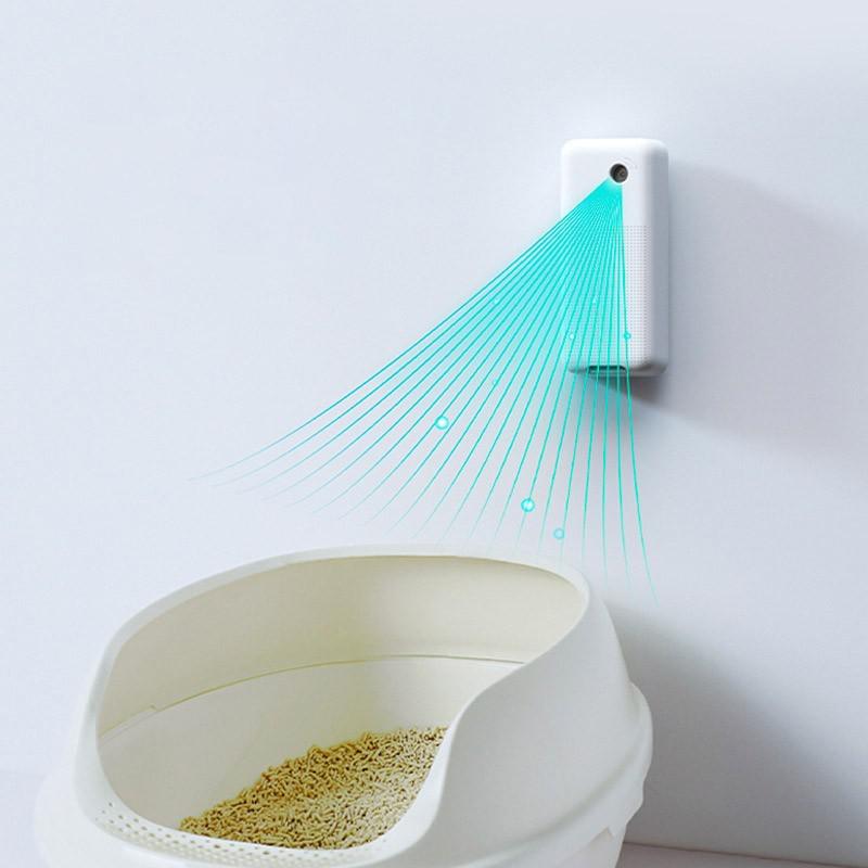 Odorizant PETKIT Smart Spray, neutralizeaza cu eficienta mirosurile neplacute, detecteaza - imagine 4