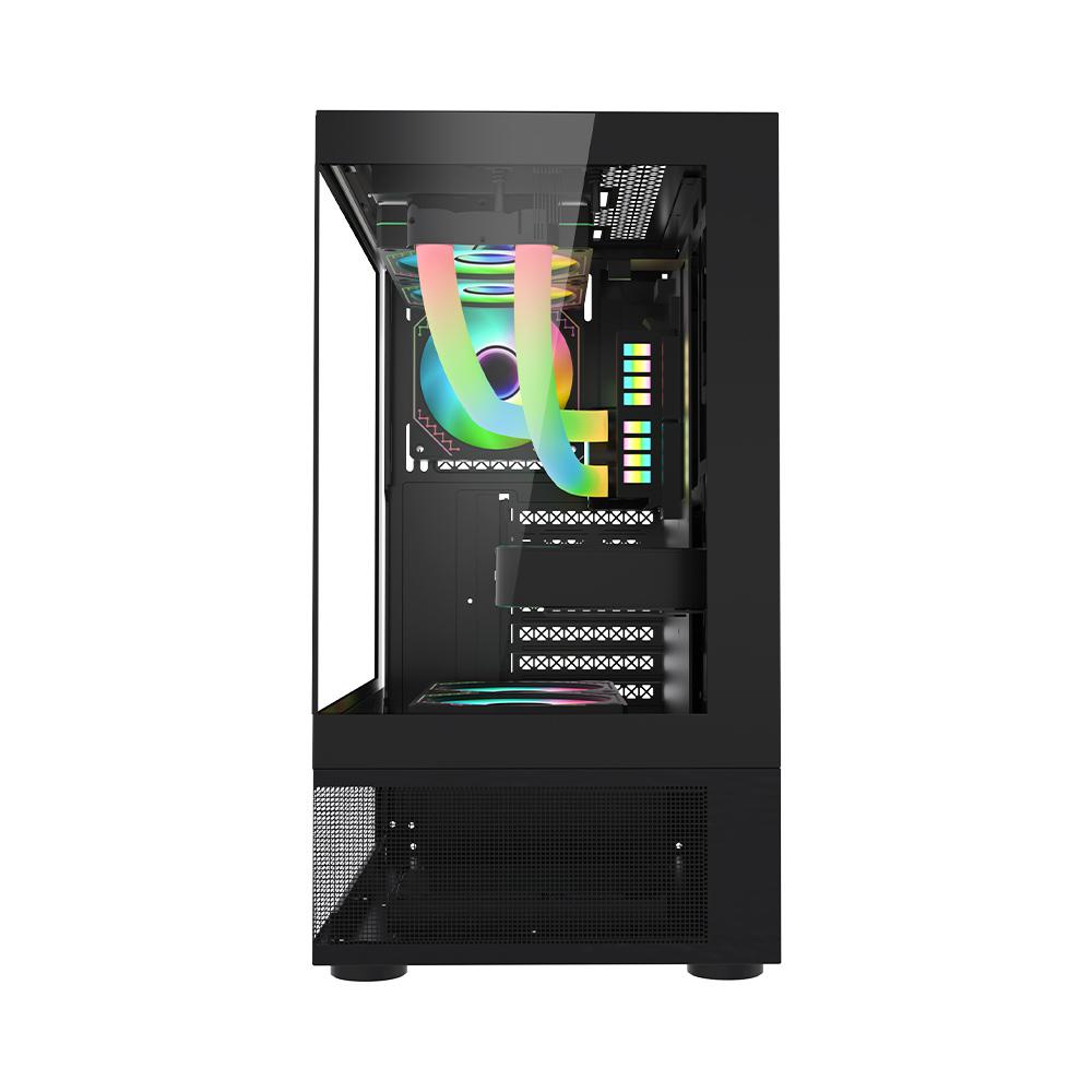 Carcasa 1STPLAYER MI7-A Mid Tower ARGB NEGRU - imagine 4