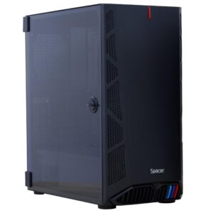 Carcasa Spacer Hunter, Mid Tower NEGRU