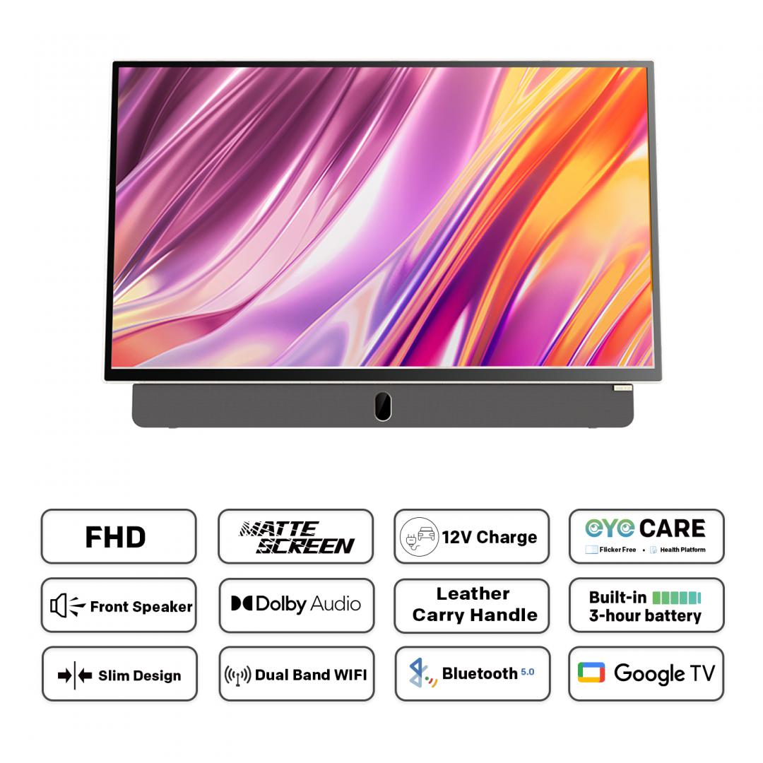 Televizor portabil METZ LED 24MPE7000, 60 cm, Smart Google TV - imagine 5