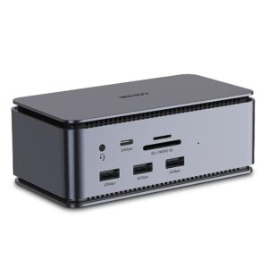 Docking station Lindy, interfete: USB-C la 6x USB-A/ 1x USB-C/1x