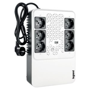 UPS Legrand MULTIPLUG 600, 600VA/360W, 6x German standard sockets, USB