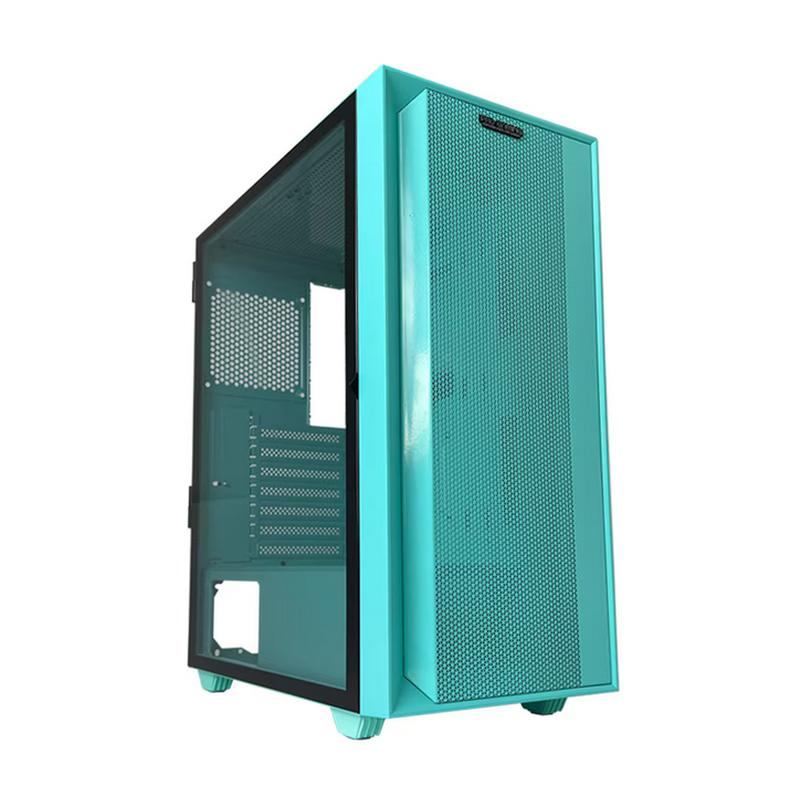 Carcasa PRO GAMING JUNGLE Mid Tower ARGB Cyan - imagine 8