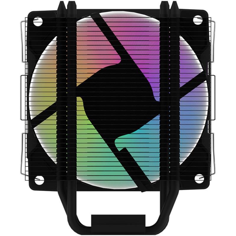 Cooler Procesor AQYRIS URANUS LS 2.0 ARGB NEGRU, dimensiune heatsink - imagine 3