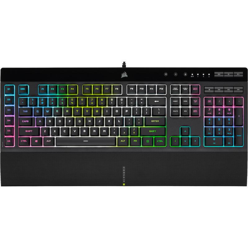 CORSAIR K55 RGB PRO, negru 12-Key Selective with Anti-Ghosting