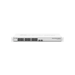 MikroTik Cloud Smart Switch 326-24G-2S+RM with 24* 10/100/1000 GigabitEthernet ports,