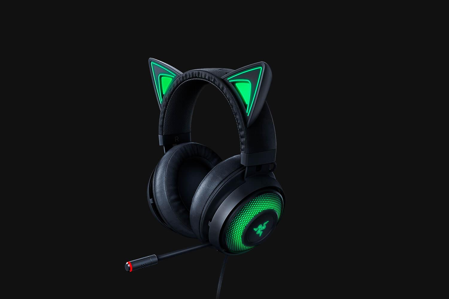 Casti cu microfon Razer Kraken Kitty Black USB 7.1 Surround - imagine 3