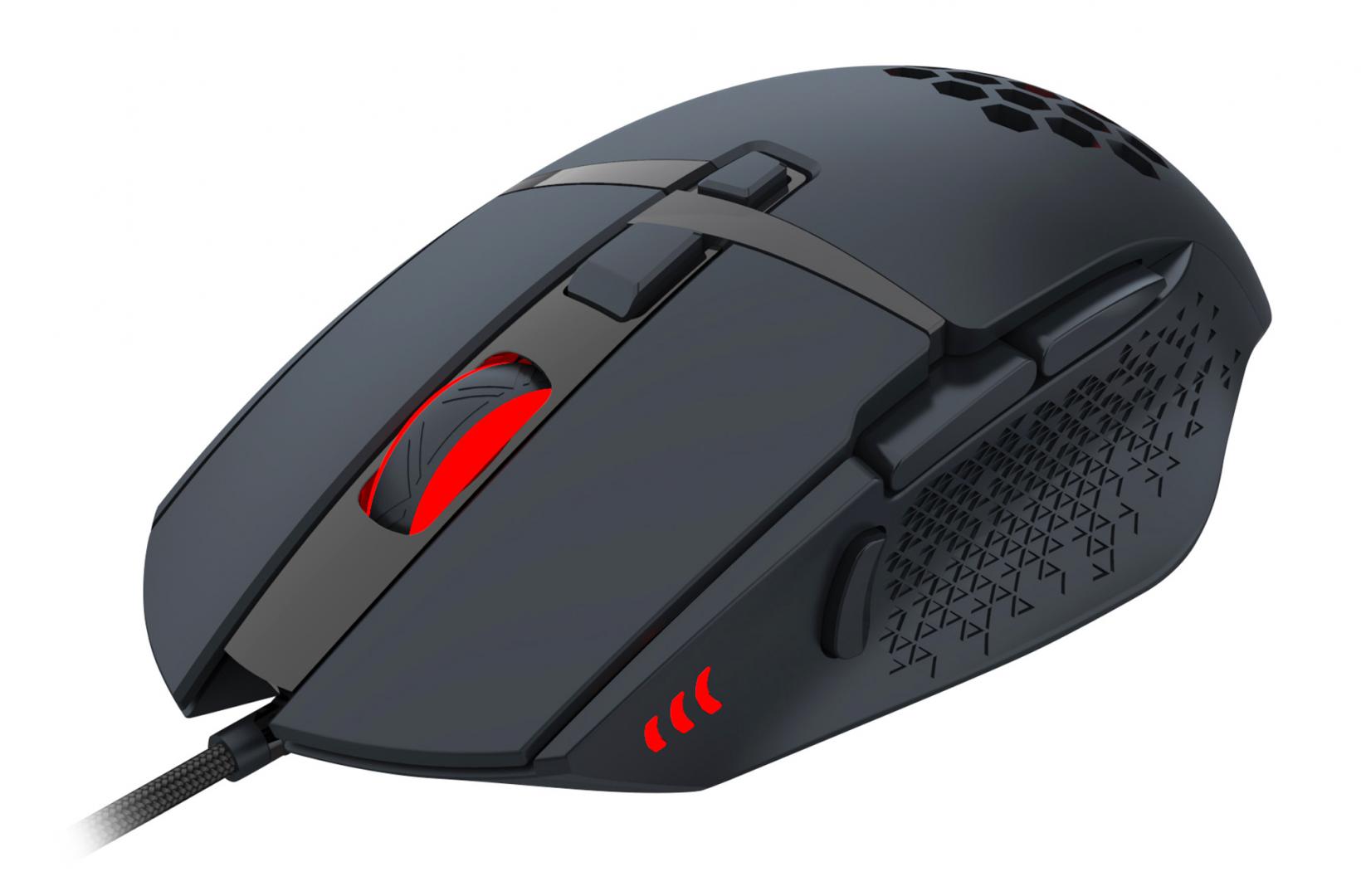 Mouse gaming Serioux Tobis, Senzor Sunplus 192, 1000-6400 DPI, switch - imagine 3