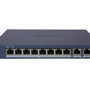 Switch PoE Hikvision DS-3E1510P-EI/M(B): 8 × Gigabit PoE port,2 ×