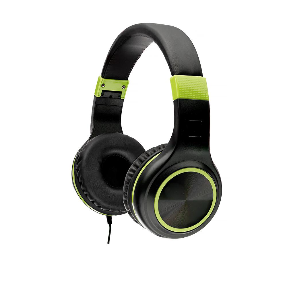 Casti cu micr. Spacer Pearl Green, cu fir, multimedia,