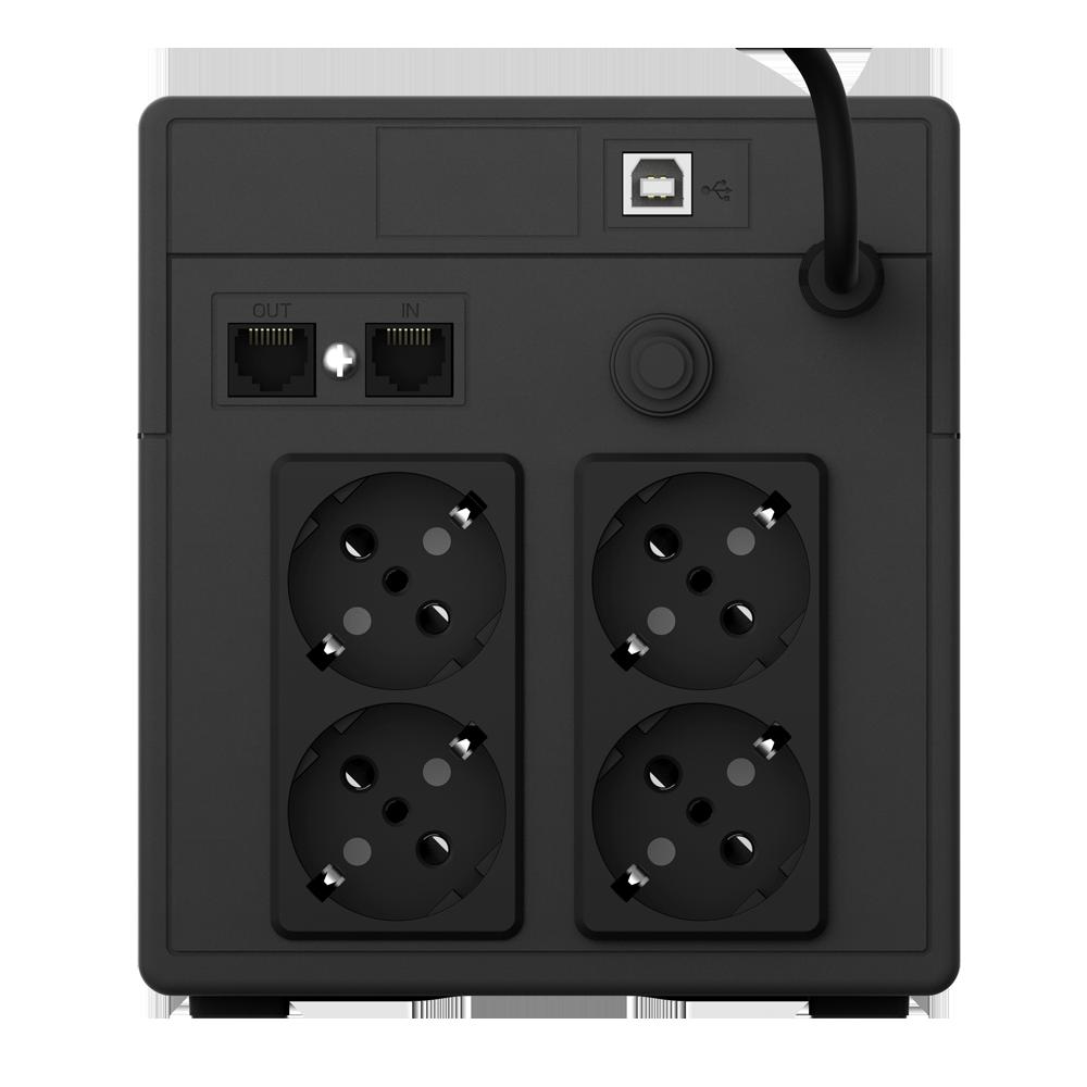 UPS nJoy Cadu 1000, 1000VA/600W, Afisaj LCD cu ecran tactil, - imagine 3