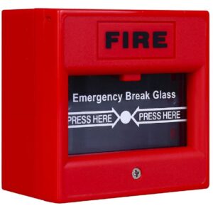 Buton de incendiu cu geam de sticla, rosu ND-EBG911