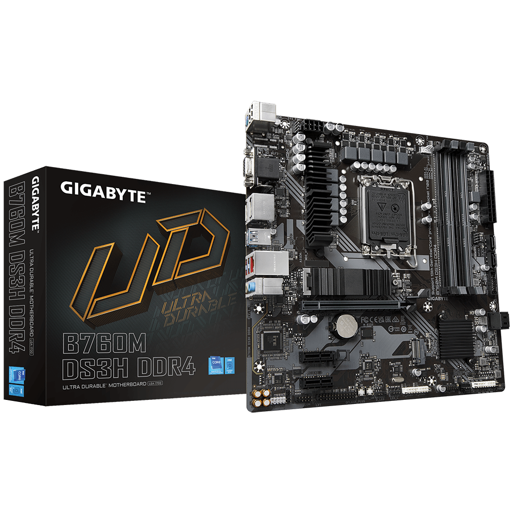 Placa de bază Gigabyte B760M DS3H DDR4 LGA1700