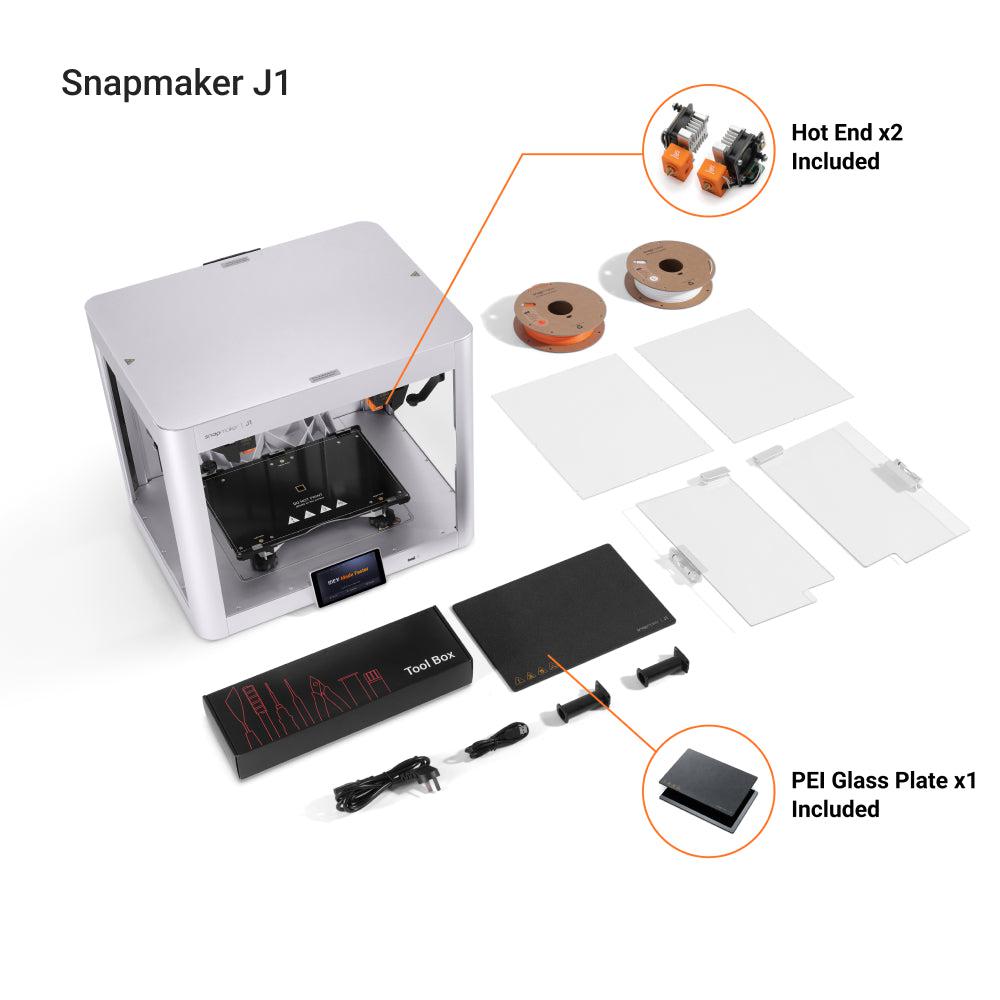 Imprimanta 3D Snapmaker J1S, Idex, doua capete de printare independente, - imagine 4