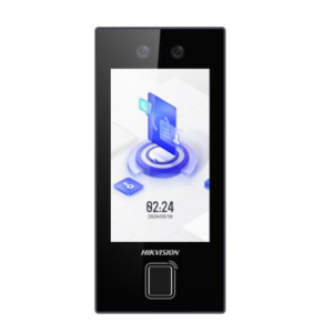 Terminal de access control cu recunoastere faciala si amprenta Hikvision