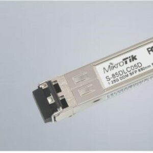 Mikrotik S-85DLC05D 1.25G SFP Tranceiver, conector LC, distanta: 550m, 1.25G.