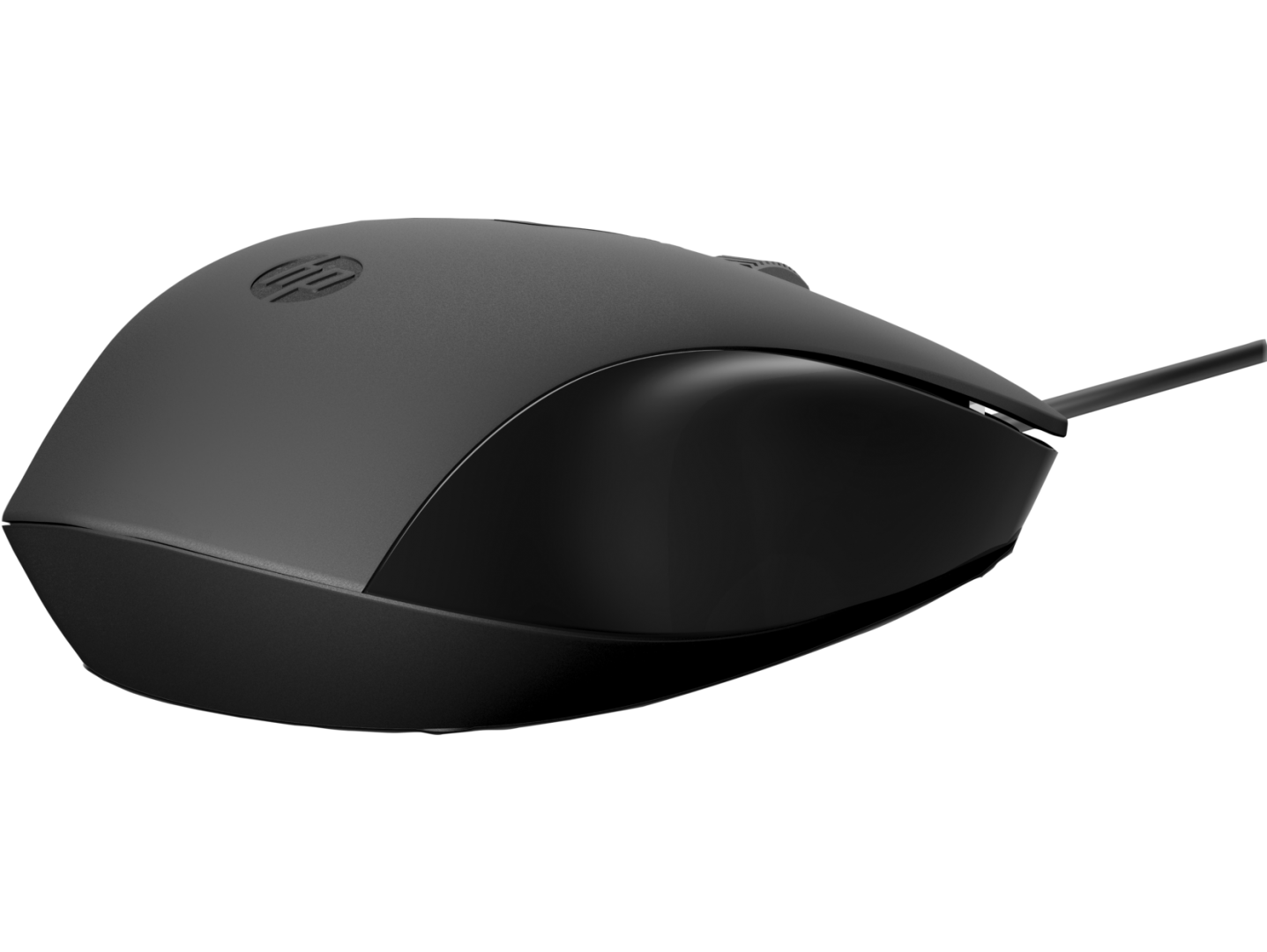 HP Mouse USB-A wired, black, 3 buttons, ambidextrous, up to - imagine 3