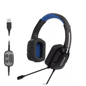 Casti cu micr. Philips TAGH401BL, USB