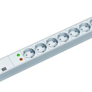 Bachmann IT PDU 7x prize Schuko,protectie supratensiune,impamantare,fara intreruptor, in Schuko,