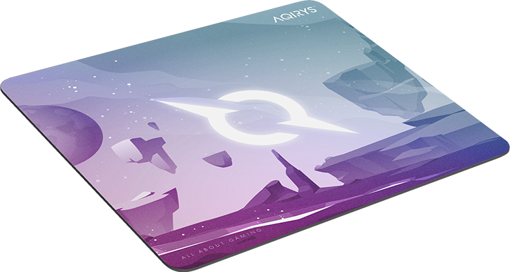 Mousepad AQIRYS Gravity Medium, fabricat din material din microfibra, dimensiuni