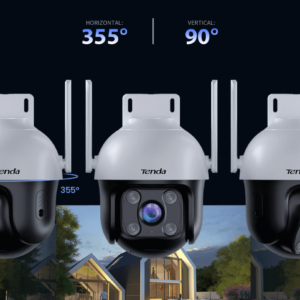 Tenda CH3-WCA 1080P Outdoor Wi-Fi Pan/Tilt Camera, Pan/Tilt: Orizontal:360°, Vertical: