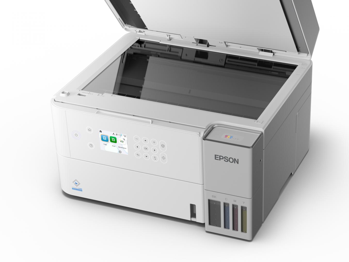 Multifunctional inkjet color Epson EcoTank CISS L6376, culoare alb, dimensiune - imagine 6