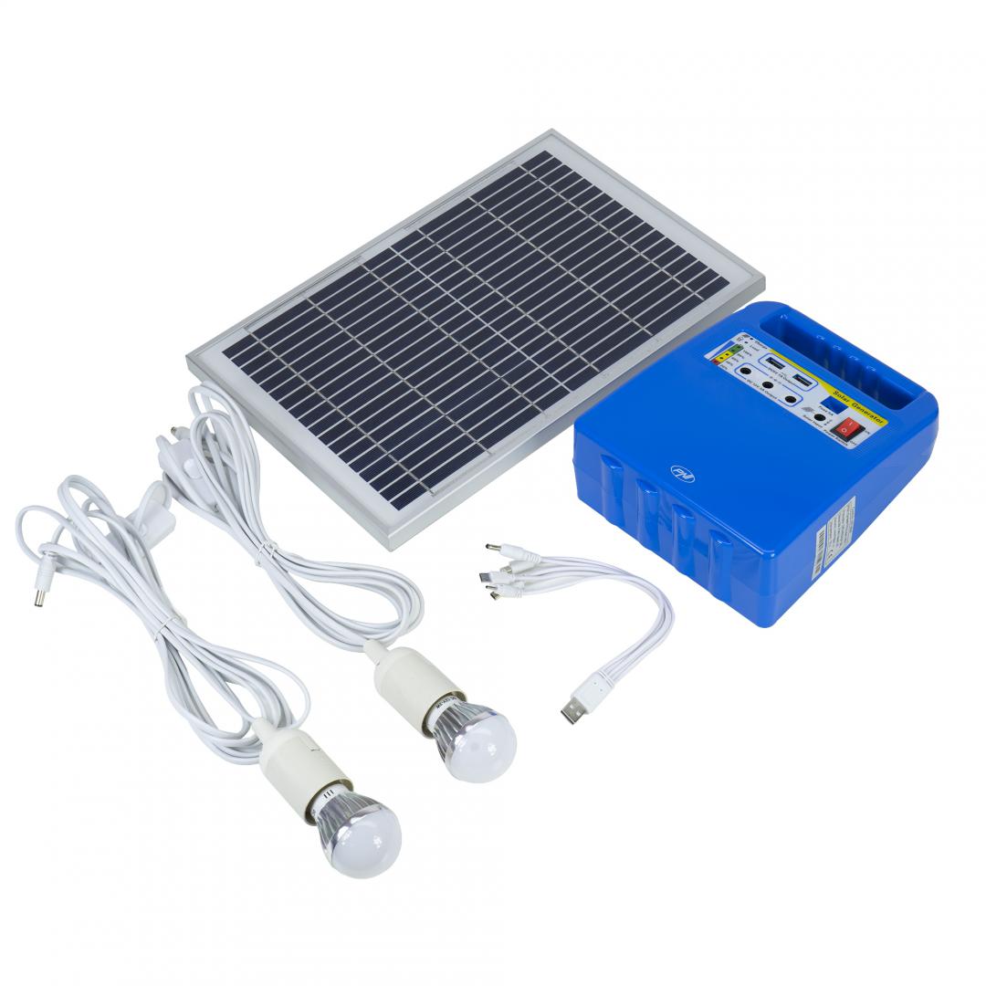 PNI SISTEM SOLAR FOTOVOLTAIC H01, GreenHouse H01 30W cu acumulator - imagine 6