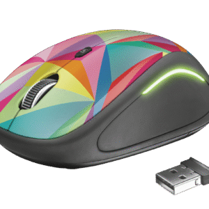 Mouse fara fir Trust Yvi FX Wireless Mouse – multicolor